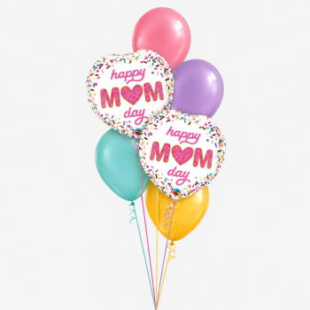 Happy Mum Day Helium Balloon Bouquet 6