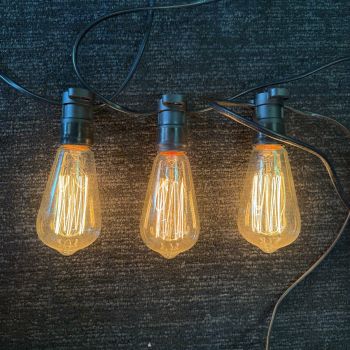 Coloured festoon Lights