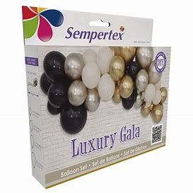 Balloon Garland DIY Kit - Black & Gold