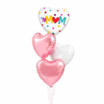 Heart Helium Balloon Bouquet 4