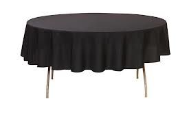 black tablecloth