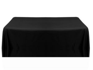 Black Rectangle Tablecloth (suit our 2.4m Trestle Table)