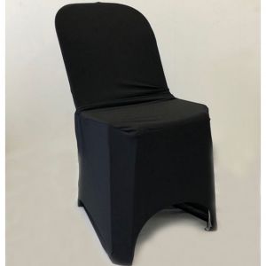 Black Lycra Chair Cover