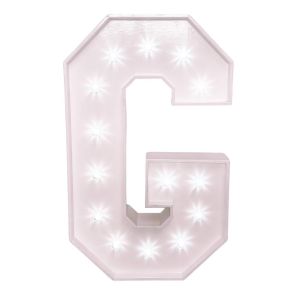 "G" Vegas Letter  Light 150cm Tall