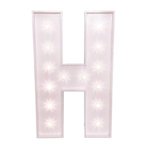 "H" Vegas Letter  Light 150cm Tall