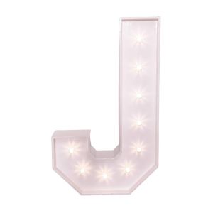 "J" Vegas Letter  Light 150cm Tall