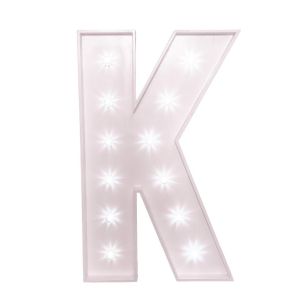 "K" Vegas Letter  Light 150cm Tall