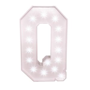 "Q" Vegas Letter  Light 150cm Tall