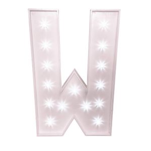 "W" Vegas Letter  Light 150cm Tall